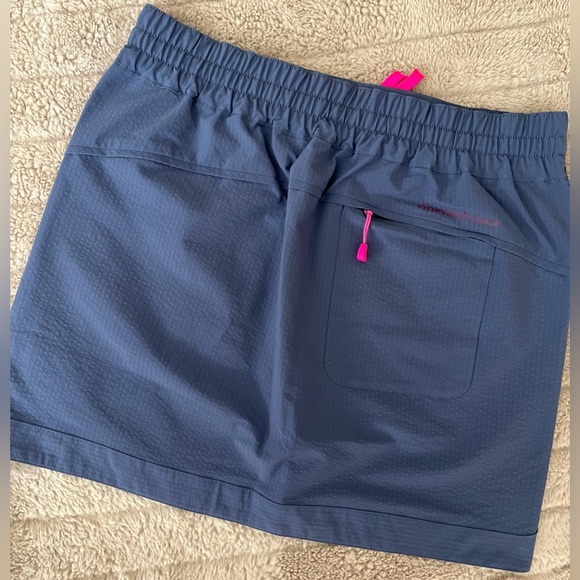 Vineyard Vines Skirt Mini Skort Performance Athleisure Microfiber Slate Blue XS - Picture 5 of 8